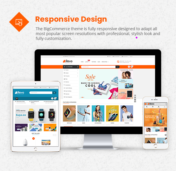 Revo – Multipurpose Stencil Responsive BigCommerce Theme & Google AMP Ready