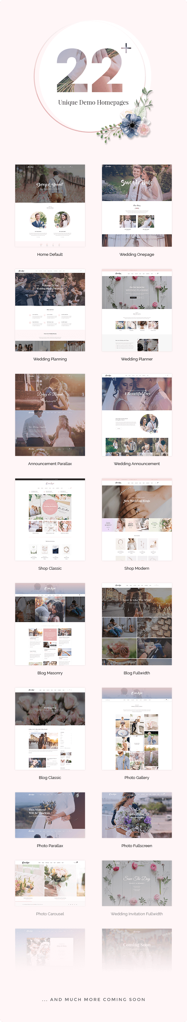 OneLove – The Elegant & Clean Multipurpose Wedding WordPress Theme