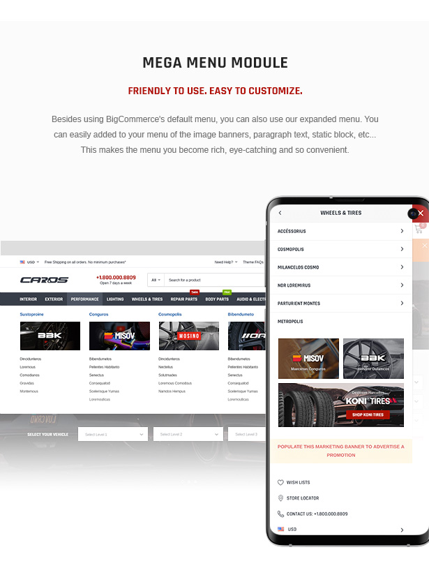 Cars & Auto Parts Automotive BigCommerce Theme (Stencil Ready)