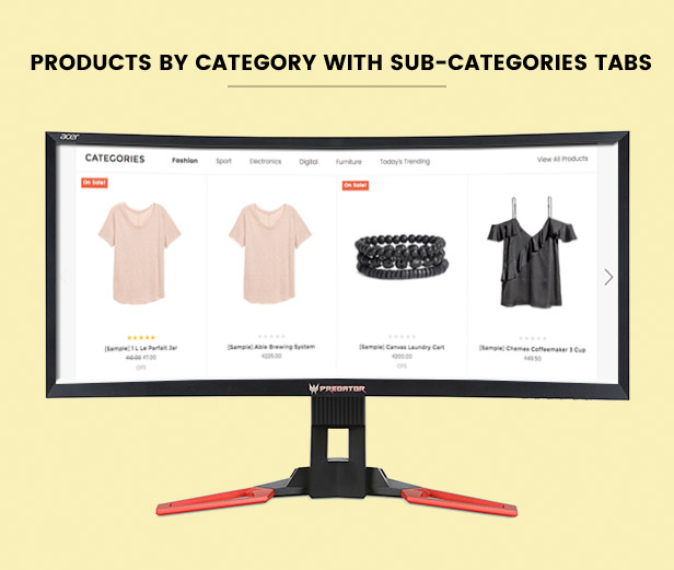 SarahMarket – Large Store Grocery Responsive BigCommerce Theme