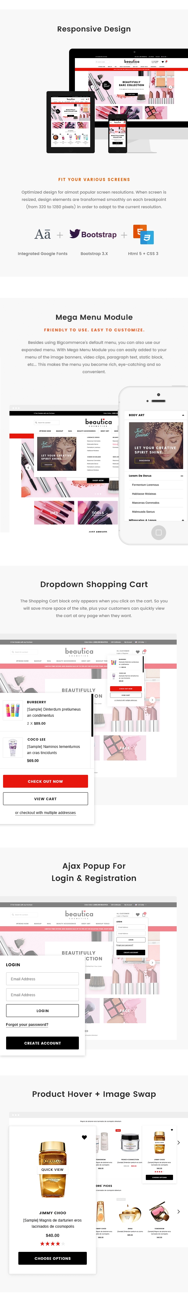 Beautica – Premium Responsive BigCommerce Template