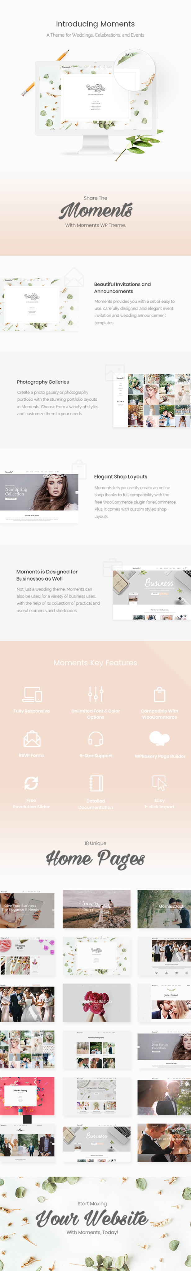 Moments – Wedding & Event Theme